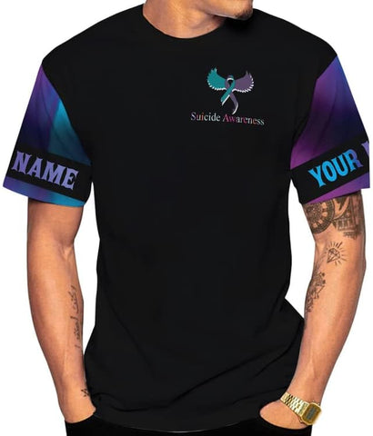 Vybonz Personalized Suicide Awareness Shirt, Suicide Prevention Awareness, Mental Health Awareness, Mental Health Clothing