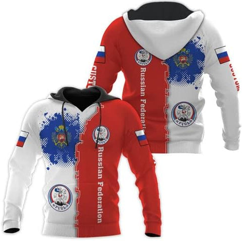AOVL Personalized Russia Flag & Coat of Arms Pride Shirts