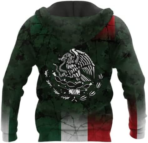 Personalized Name Mexican Hoodie 3D, Customized Mexican Hoodies for Men, Unisex Mexico Hoodie 3D, Mexico Hoodies for Men, Mexico Flag Gift for Women, T Shirt, Zip Up Hoodie, Sweatshirt HDM92