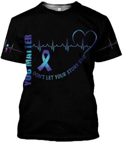 Vybonz Personalized Suicide Awareness Shirt, Suicide Prevention Awareness, Mental Health Awareness, Mental Health Clothing
