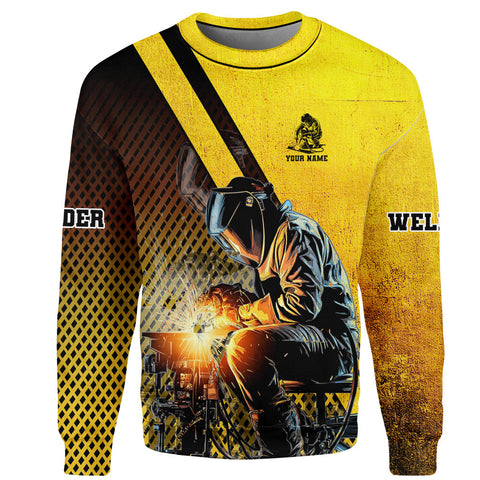 Customized Name Welder 3d Shirt, Welding 3D All Printed Shirt, Welder Shirt for Man, Welder Gift TShirt