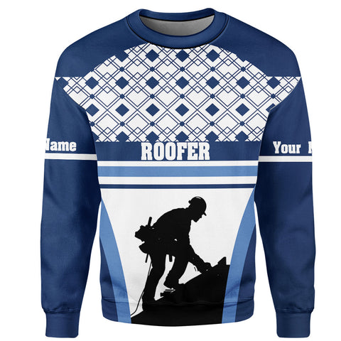 Custom Name Roofer shirt for Roofer, Roofing 3D Shirt Gift for Man, 3D All Over Printed T-shirt, gift for Dad