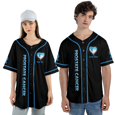 Personalized Name Prostate Cancer Jersey, I am surviving Prostate Cancer Baseball Jersey