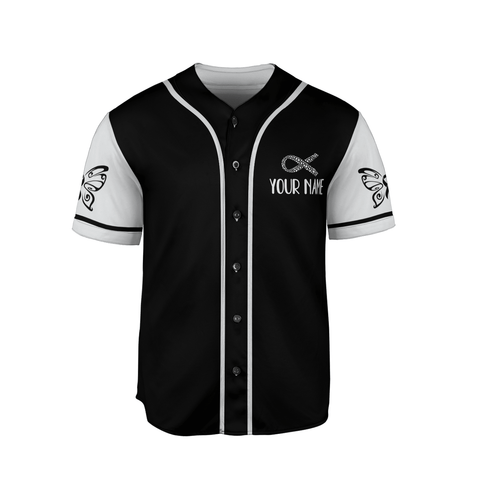 Personalized Name Lung Cancer Jersey, Support Squad Lung Cancer Awareness Baseball Jersey for women men