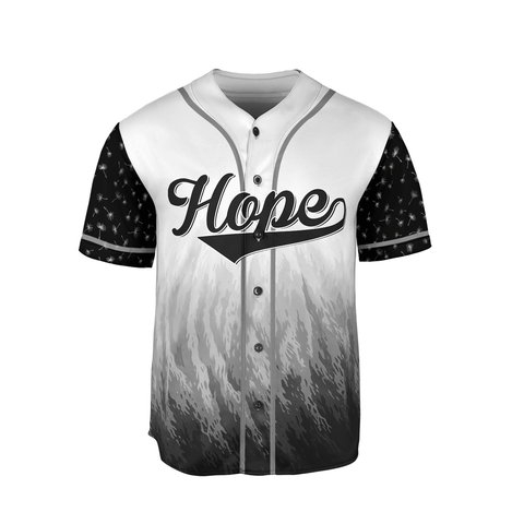 Customized Name Lung Cancer Jersey, Lung Cancer Awareness Hope Baseball Jersey for women men (Copy)