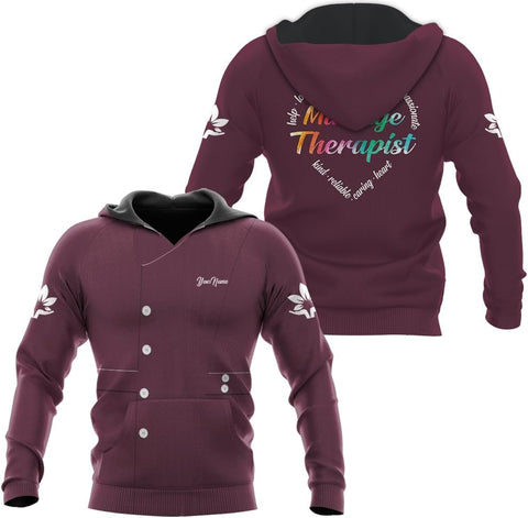Personalized Massage Therapist Women's T-Shirt - Spa Uniform, Gift