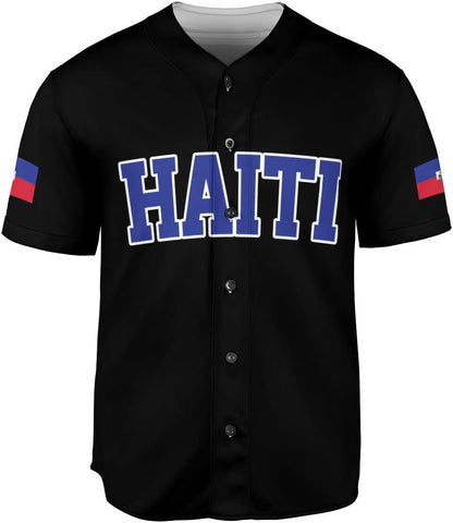 Personalized Name Haiti Baseball Jersey, Haitian Baseball Jersey for Men Women, Haitian Pride Jersey Shirt