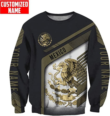 Mostefy Personalized Name Mexican Hoodie 3D, Customized Mexican Hoodies for Men, Unisex Mexico Hoodie 3D, Mexico Hoodies for Men, Mexico Flag Gift for Women, T Shirt, Zip Up Hoodie, Sweatshirt HDM97