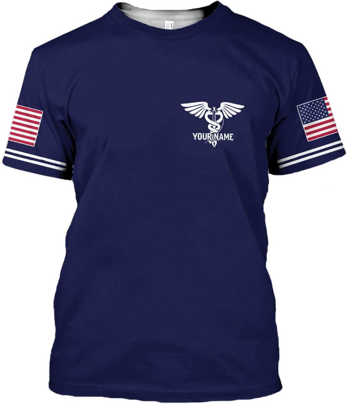 MoonArt Personalized Name Phlebotomist Shirt Gifts USA Phlebotomy Graduation Syringe Hospital Tech Nursing Emergency Shirts