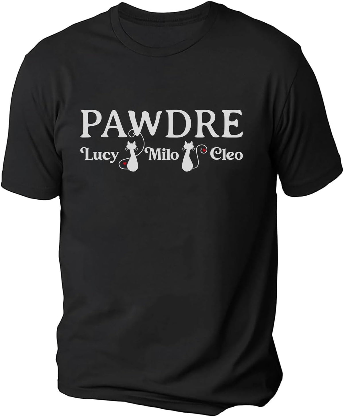 Personalized Best Cat Dad Ever Shirt, Cat Daddy Fathers Day Custom Photo Funny Custom Cat Dad Shirt with Pet Names (Cotton, TS73)
