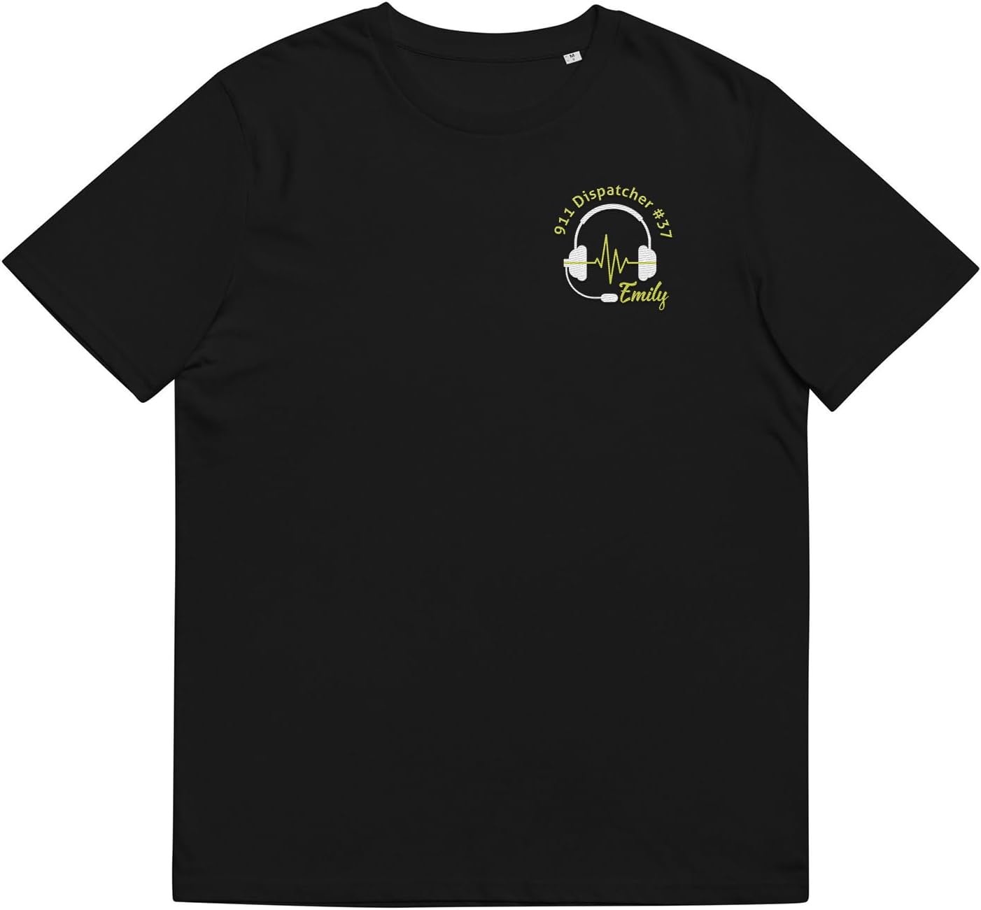 Personalized 911 Dispatcher Apparel, Thin Gold Line Embroidered Sweatshirt, Emergency 911 Hoodie Gift Dispatch Nurse Shirt