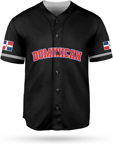 Personalized Dominican Republic Baseball Jersey Shirt,Team Name Republic Dominicana Baseball Jersey for Men and Women