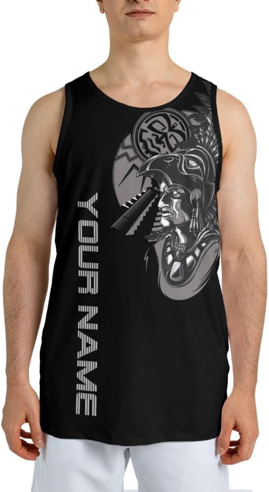 Mostprints Personalized Mexico Tank Top 3D, Mexico Tank Top Women, Mexico Top for Men Women playeras de mexico para mujer