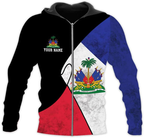 Personalized Haiti 3D Shirt, Haitian Flag Shirt, Haitian Shirt for Women, Haitian Outfit for Men, Ayiti 1804 Haitian Pride