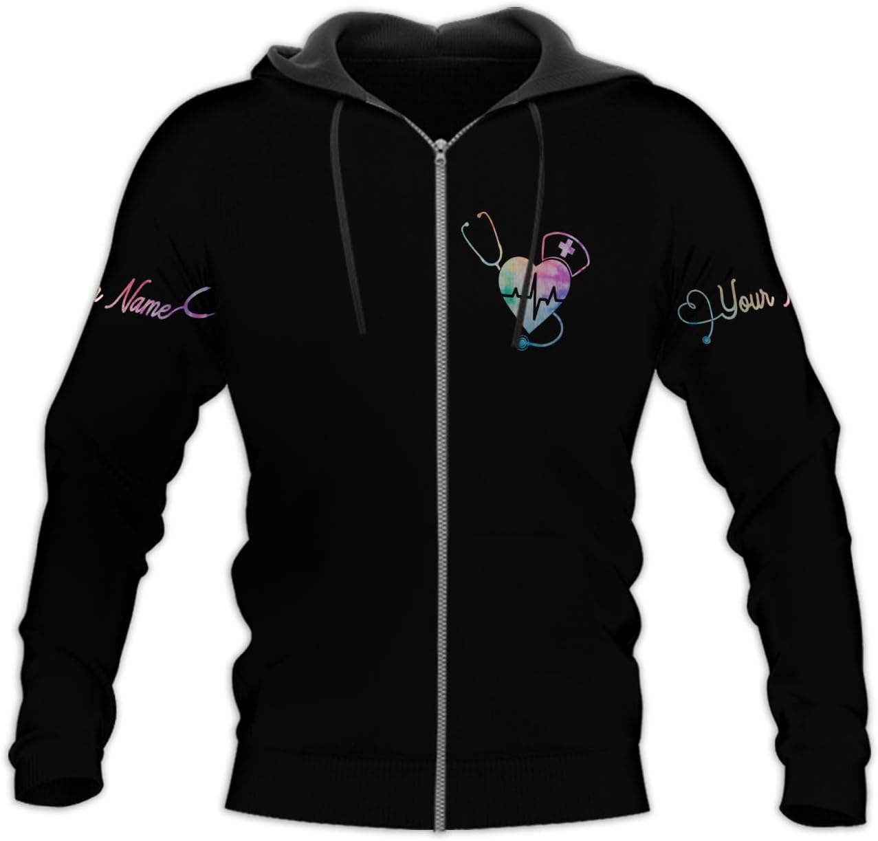 MoonArt Personalized Name Nurse Shirt Nurse Gifts Nurse Graduation Gift Funny Nurse T-Shirt Gift Nursing Emergency Shirts