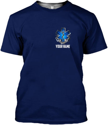 Mostefy Personalized EMT Shirt, EMS Shirt, Customized EMS Shirts,EMT Paramedic Uniform Emergency Medical Technician Shirts