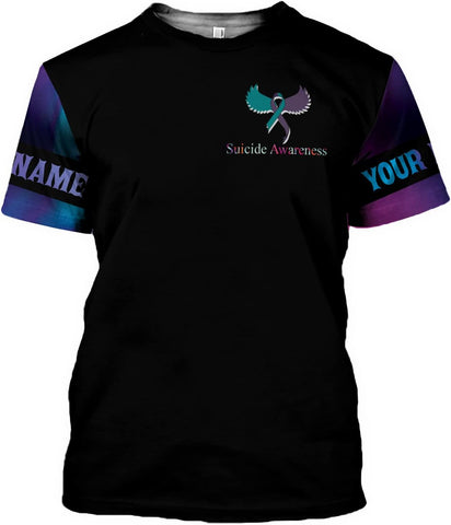 Vybonz Personalized Suicide Awareness Shirt, Suicide Prevention Awareness, Mental Health Awareness, Mental Health Clothing