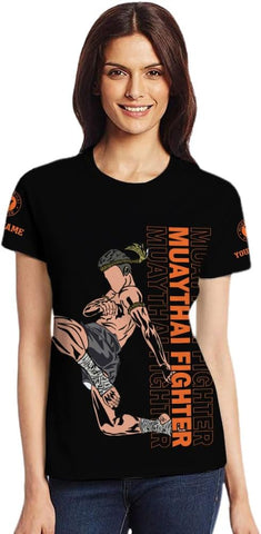 MAPrints Personalized Name Muay Thai Pride Shirt for Men