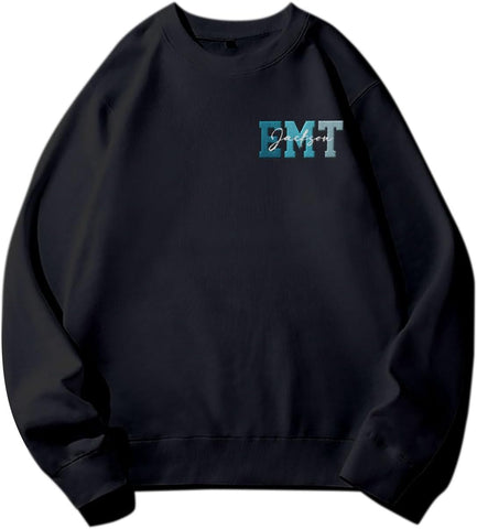 Mostprints Personalized Name Embroidered EMS, EMT, Paramedic Sweatshirts, Shirts, Hoodies Unisex for Men, Women Full Size