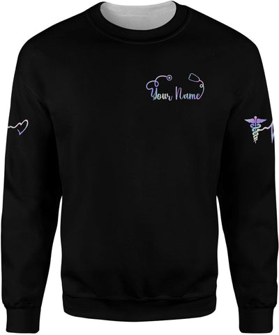 MoonArt Personalized Name Nurse Shirt Nurse Gifts Nurse Graduation Gift Funny Nurse T-Shirt Gift Nursing Emergency Shirts