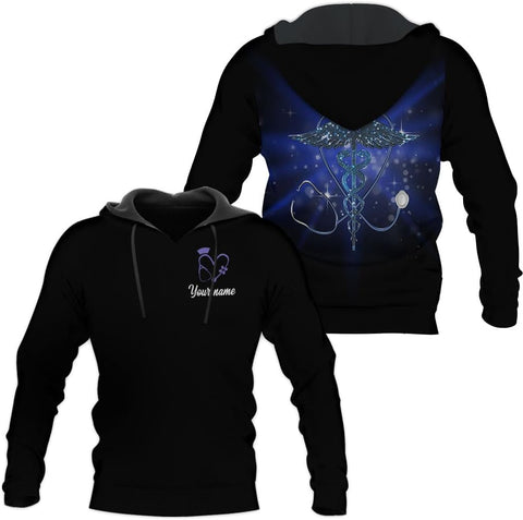 Custom Nurse 3D Shirt Personalized RN CNA Emergency Medical Technician Gift Nursing Emergency Shirts Registered Nurse Shirt