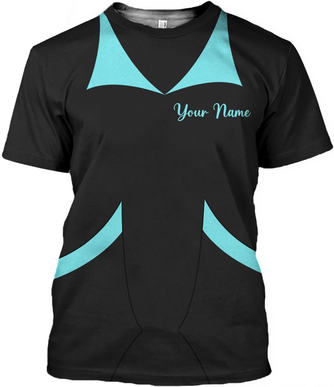 MoonArt Personalized Hoosekeeping Shirts 3D Over Print for Men & Women, Housekeeper House Cleaning Uniforms for Women