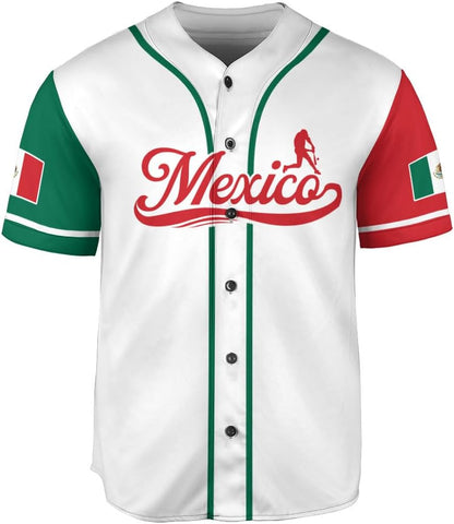 Mostprints Personalized Mexico Baseball Jerseys Mexican Eagle & Flag Shirt for Teams, Mexico Shirts for Men & Women Size S-5XL1