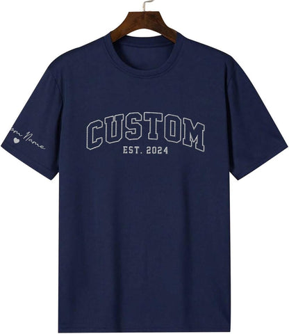 Custom Papa Sweatshirt Grandpa Hoodie Shirt with Kids Names New Dad EST Fathers Day