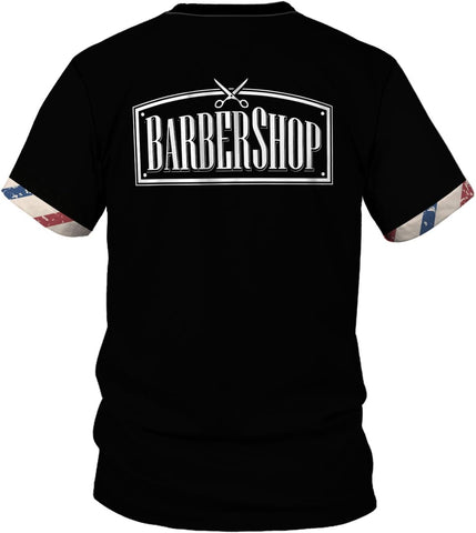 Personalized Name Barber 3D All Over Printed Shirts for Men & Women, Hair Stylist Shirt Gift for Barbershop