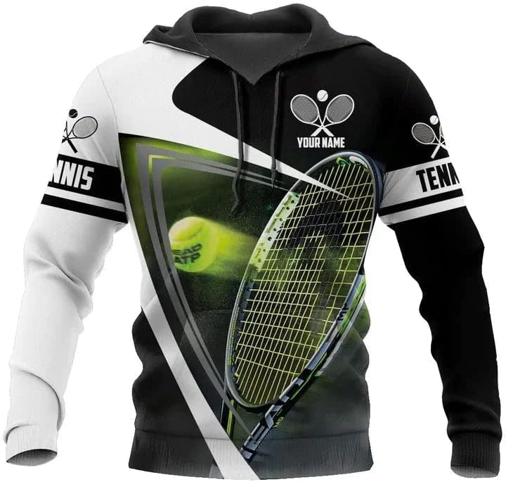 Personalized Name 3D All Over Print Tennis Shirt Men Women, Tennis Player Uniform T-Shirts, Gifts for A Tennis Lover