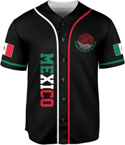 AOVL Custom Mexico Baseball Jersey for Men Women Eagle Flag Mexico Shirt Personalized Mexicano Mexico Jerseys Camisa 3D