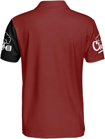 Personalized Chef 3D Polo Shirt, Custom Chef 3D All Over Print for Men Women, Gifts for Chef, Chef Uniform, Chef Shirt