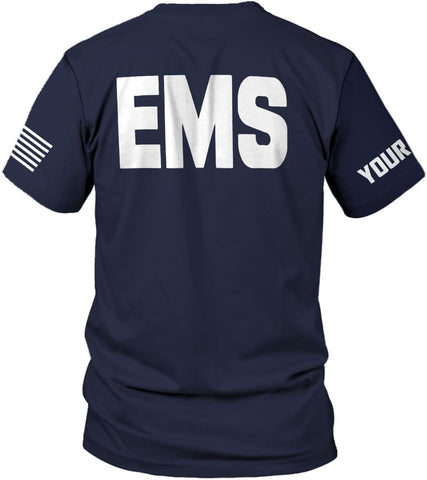 Podagree Personalized EMT Shirt, EMS Shirt, Customized EMS Shirts,EMT Paramedic Uniform Emergency Medical Technician Shirts