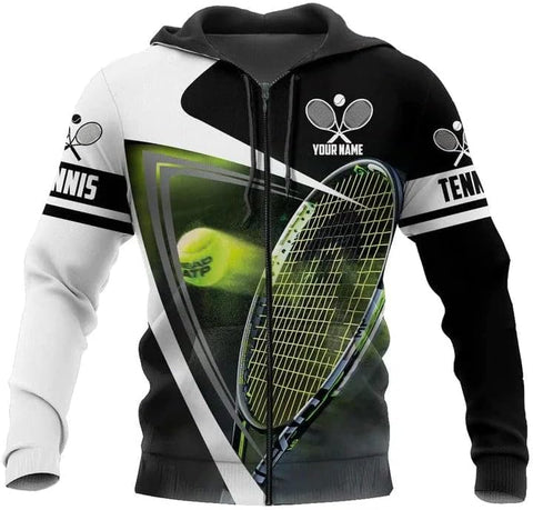 Personalized Name 3D All Over Print Tennis Shirt Men Women, Tennis Player Uniform T-Shirts, Gifts for A Tennis Lover