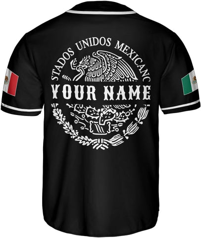 RoyalBro Personalized Mexico Baseball Jersey, Mexican Jersey for Men & Women, Mexican Flag Jersey, Mexico Shirt Camisa