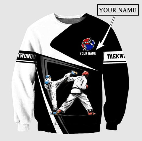 MAPrints Personalized Taekwondo 3D Shirt, Gift for Taekwondo Lover, Taewondo T-Shirts, Sweatshirt, Hoodie and Zip Hoodie