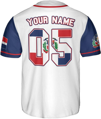 Custom Dominican Jersey for Men Dominican Baseball Jersey Dominican Baseball Jersey Dominicana Shirt Dominican Flag Jersey