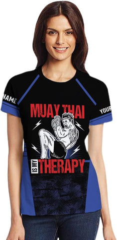 MAPrints Personalized Name Muay Thai Pride Shirt for Men
