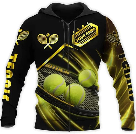 Personalized 3D Printed Tennis Shirt, Men's & Women's - Player Gift Tee - Uniform