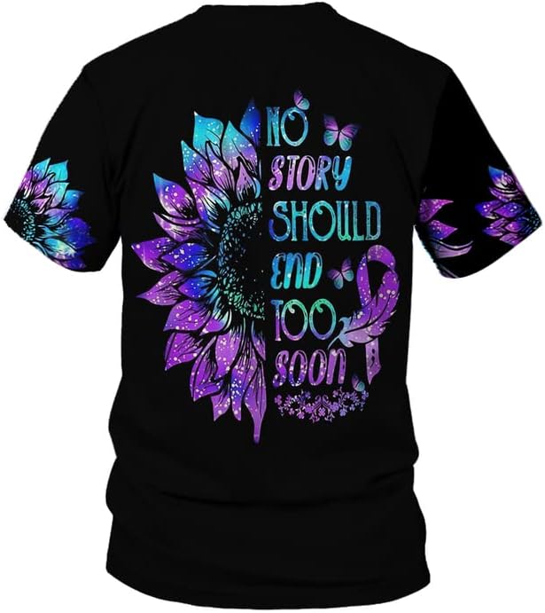 Personalized Name Suicide Awareness Shirt, Customized 3D Suicide Prevention Awareness Tshirt, Mental Health Awareness T shirts, Mental Health Clothing, Semicolon Shirt, Life Matters Shirts RD04
