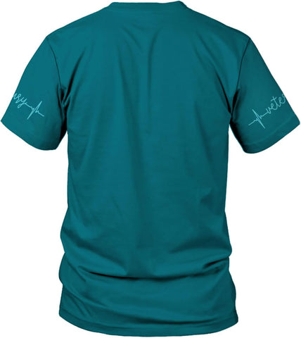 Suseaz Personalized Vet Tech Shirts for Veterinarian, Veterinary Medicine Technician Men Women Shirt, Paw Dog Cat Animal Love