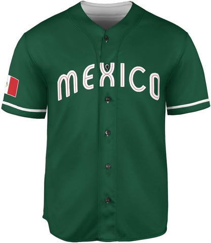 Mostprints Custom Mexico Baseball Jerseys Mexican Eagle & Flag Shirt for Teams, Mexico Shirts for Men & Women Size S-5XL
