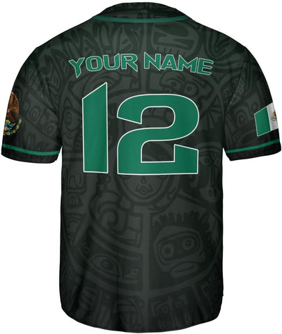 Mostprints Custom Mexico Baseball Jerseys Mexican Eagle & Flag Shirt for Teams, Mexico Shirts for Men & Women Size S-5XL