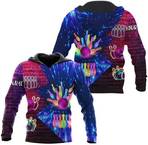 Personalized 3D All Over Print Bowling T Shirt, Men Bowling Shirts, Women Bowling Tshirt, Bowling Team Uniform, Bowling