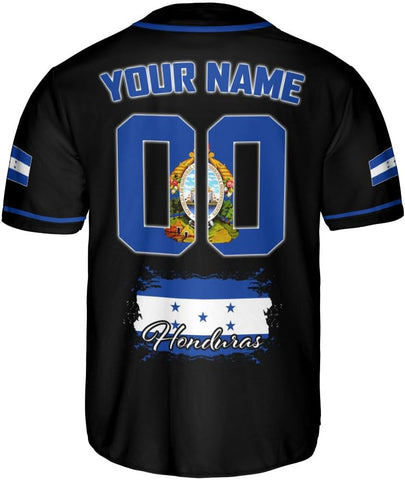 AOVL Personalized Honduras Baseball Jersey Shirt, Honduras Jersey for Men and Women, Jersey Honduras, Camisa Honduras Hombre