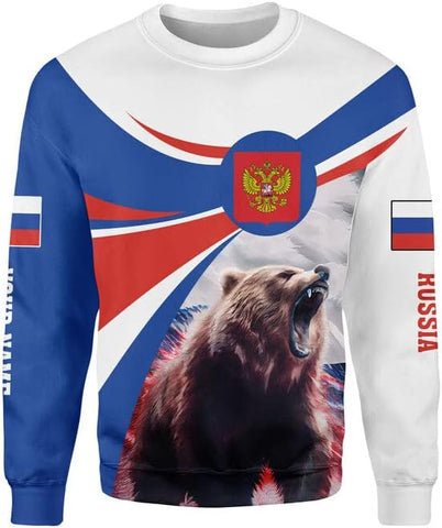 AOVL Personalized Russia Flag & Coat of Arms Pride Shirts