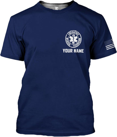 Podagree Personalized EMT Shirt, EMS Shirt, Customized EMS Shirts,EMT Paramedic Uniform Emergency Medical Technician Shirts