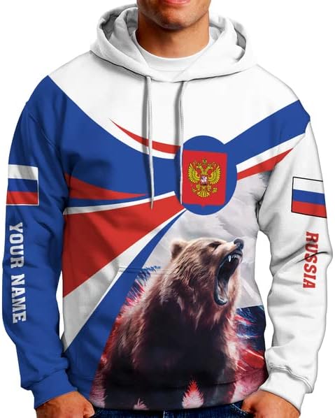 AOVL Personalized Russia Flag & Coat of Arms Pride Shirts