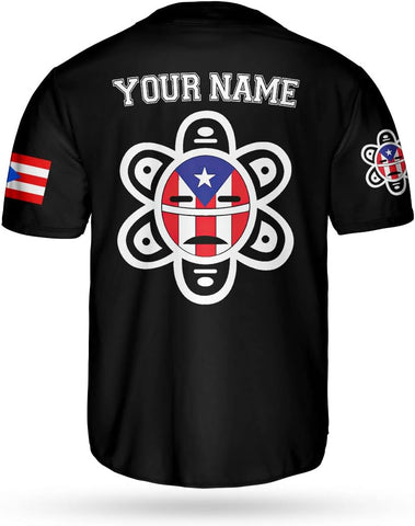 Personalized Puerto Rico Baseball Shirt,Customized Team Name Puerto Rican Baseball Jersey for Men,Women S-5XL