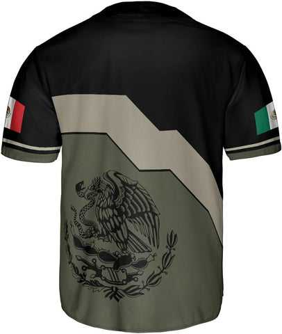 RoyalBro Personalized Mexico Baseball Jersey, Mexican Jersey for Men & Women, Mexican Flag Jersey, Mexico Shirt Camisa